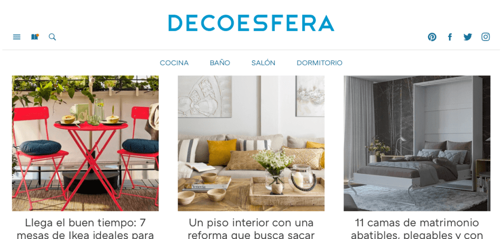 blogs de decoración: decoesfera