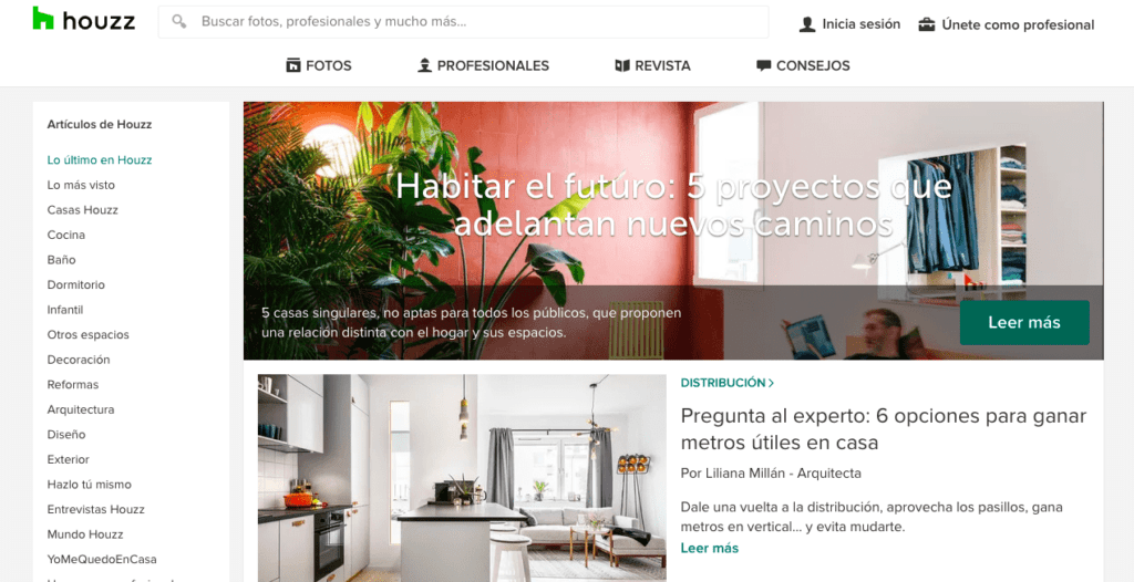 blogs de decoración: houzz