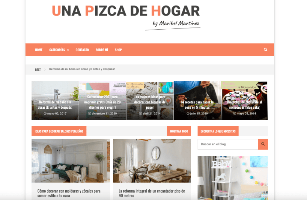 blogs de decoración: Una pizca de hogar
